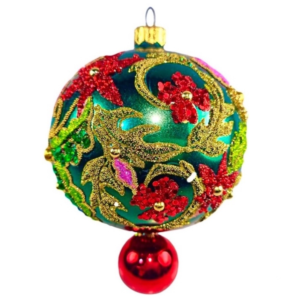 Heartfully Yours Gallery Collection Glass Christmas ornament Christopher Radko